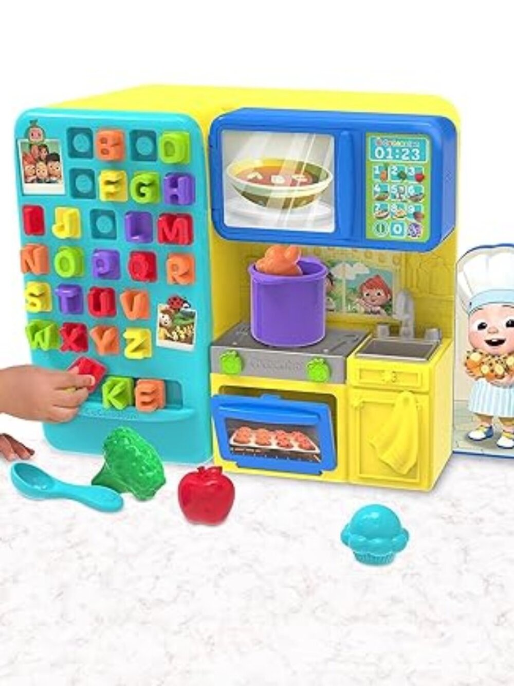 Just Play CoComelon Learning Kitchen, 34-Pieces, Interactive Playset